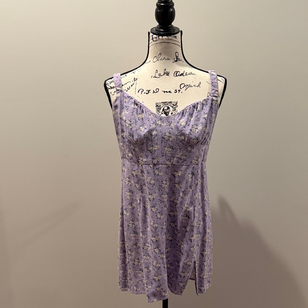 Aeropostale Purple Floral Dress